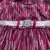 Purple satin stitched    dress