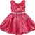 Red satin stitched    dress