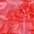 Red satin stitched    dress