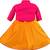 Yellow satin stitched    dress