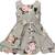 Grey satin stitched    dress