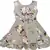 Grey satin stitched    dress