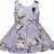 Purple satin stitched    dress