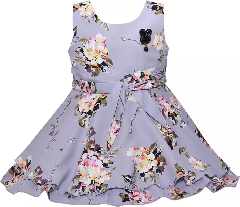 Purple satin stitched    dress