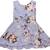 Purple satin stitched    dress