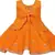 Yellow satin stitched    dress