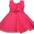 Red satin stitched    dress