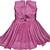 Purple satin stitched    dress