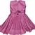 Purple satin stitched    dress