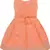 Orange Georgette stitched    dress