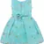 Green Georgette stitched    dress