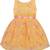Yellow Georgette stitched    dress