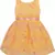 Yellow Georgette stitched    dress