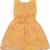 Yellow Georgette stitched    dress
