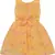 Yellow Georgette stitched    dress