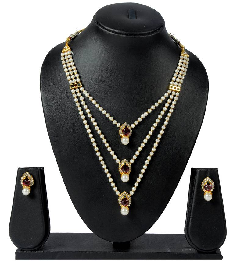 Luxor Pearl Necklace Set NK-1602