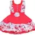Red Georgette stitched    dress