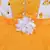 Yellow Georgette stitched    dress