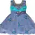 Green Net stitched    dress