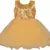 Yellow Net stitched    dress