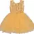 Yellow Net stitched    dress