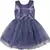 Grey Net stitched    dress