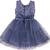 Grey Net stitched    dress