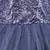 Grey Net stitched    dress