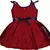 Maroon Art Silk stitched    dress
