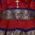 Maroon Art Silk stitched    dress