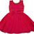 Pink satin stitched    dress