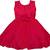 Pink satin stitched    dress