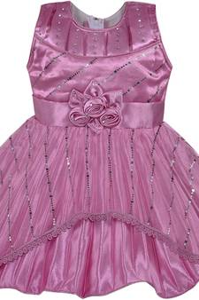 Purple Net stitched    dress