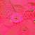 Pink satin stitched    dress