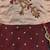Maroon satin stitched    dress