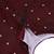 Maroon satin stitched    dress