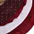Maroon satin stitched    dress