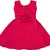 Pink satin stitched    dress