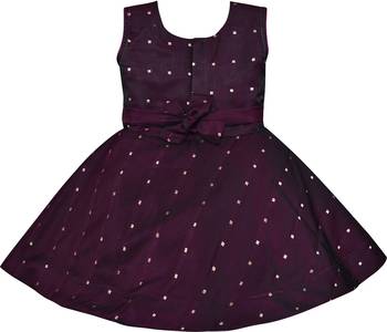 Purple satin stitched    dress 2