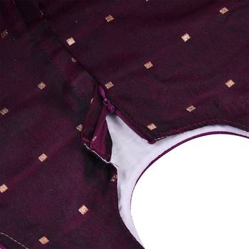 Purple satin stitched    dress 4
