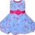blue Georgette stitched    dress