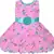 Pink Georgette stitched    dress