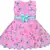 Pink Georgette stitched    dress
