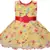 Yellow Georgette stitched    dress