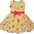 Yellow Georgette stitched    dress