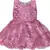 Pink Net stitched    dress