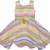 Yellow Georgette stitched    dress