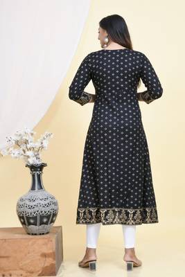 Women's Beautiful Rayon Anarkali Kurti 2