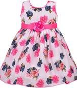 White Georgette stitched    dress