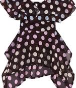 Black Georgette stitched    dress